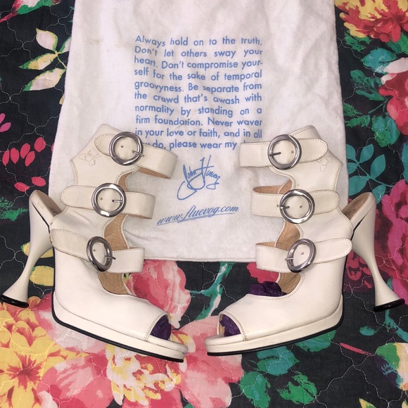 John Fluevog Shoes - Vintage John Fluevog rare high heel shoes retro